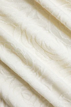 MICAS Long Sleeve Dresses|Maxi Dresses-Scallop Edge Bell Sleeve Long Sleeve Maxi Dress BEIGE