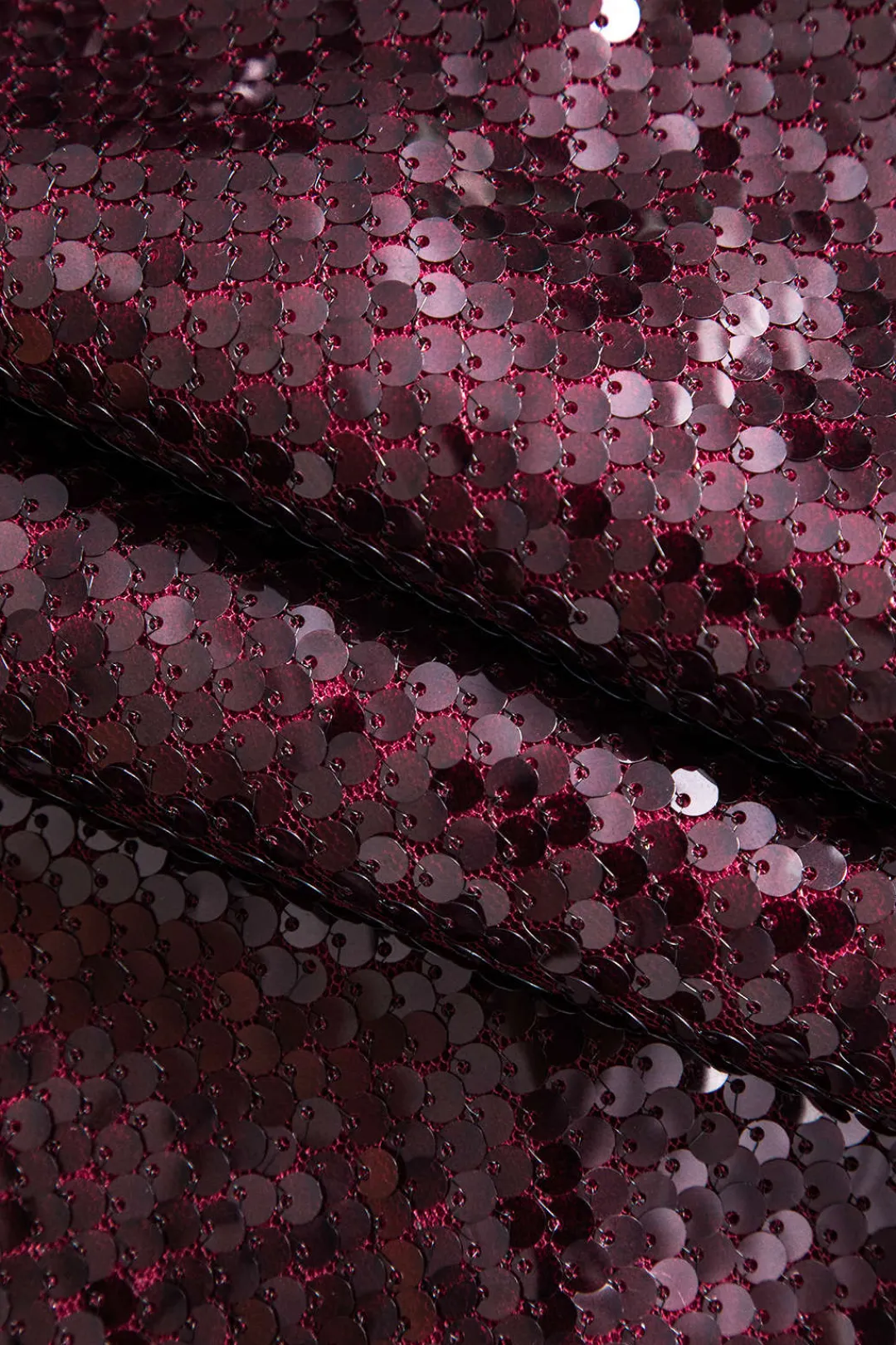 MICAS Skirt Sets-Sequin Cami Top And Skirt Set BURGUNDY