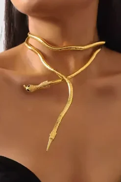 MICAS Necklaces|Accessories-Shape-shifting Snake Chain Necklace
