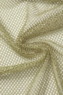 MICAS Midi Dresses-Sheer Mesh Slit Cover-up Dress