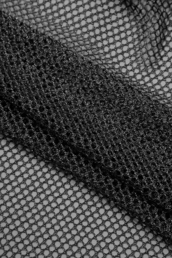 MICAS Midi Dresses-Sheer Mesh Slit Cover-up Dress