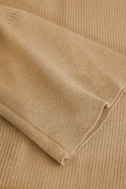 MICAS Long Sleeve Dresses|Maxi Dresses-Shell Sleeve Ribbed Buttons Down Maxi Dress