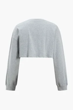 MICAS Long Sleeve Dresses-Side Slit Long Sleeve Midi Dress Set