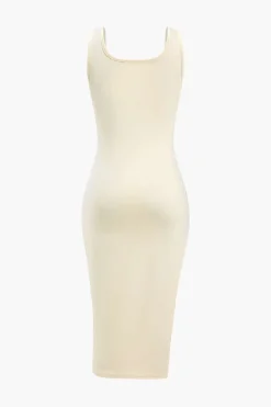 MICAS Long Sleeve Dresses-Side Slit Long Sleeve Midi Dress Set