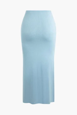 MICAS Skirt Sets|Vacation Sets-Sleeveless Cardigan And Skirt Set