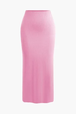 MICAS Skirt Sets|Vacation Sets-Sleeveless Cardigan And Skirt Set