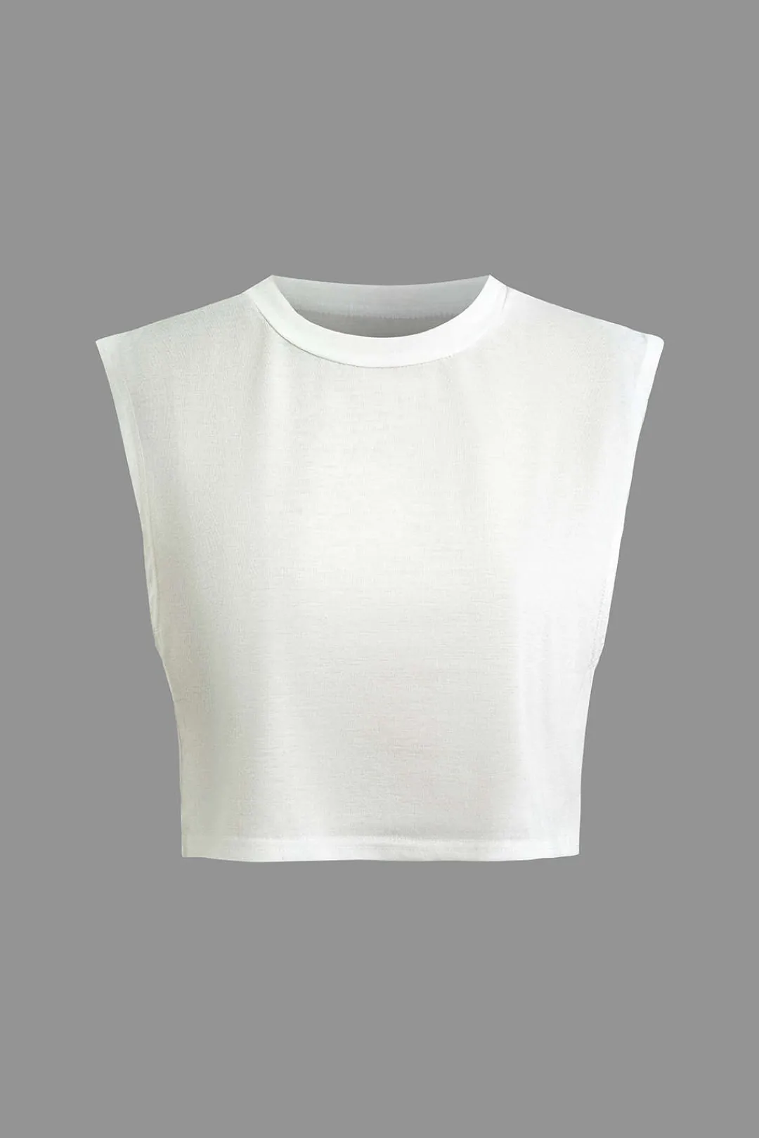 MICAS Pant Sets-Sleeveless Top and Patchwork Loose Pants Set Contrast Color