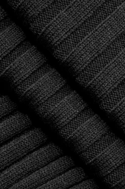 MICAS Knit Dresses-Sleeveless V-Neck Knit Midi Dress