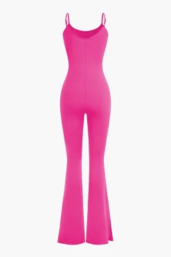 MICAS Jumpsuits & Rompers-Slit Leg Cami Jumpsuit And Shrug Set