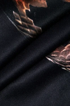 MICAS Maxi Dresses-Snake Print Cut Out Sleeveless Slit Maxi Dress