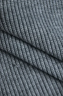 MICAS Knitwear|Knit Sets-Solid Knit Button V-neck Top And Mini Skirt Set