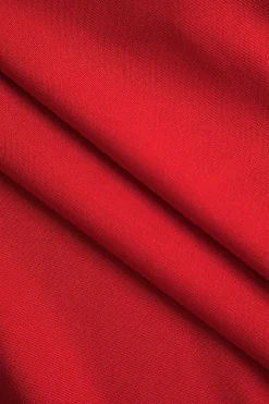 MICAS Long Sleeve Dresses|Maxi Dresses-Solid Off Shoulder Side Slit Maxi Dress CHILI