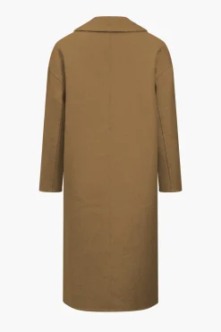 MICAS Outerwear|Outerwear-Solid 100% Wool Button Pocket Coat