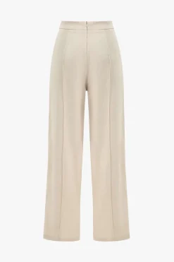MICAS Pants-Solid Asymmetrical Trousers