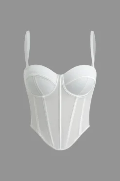 MICAS Corset & Bustier Tops|Tank Tops & Cami-Solid Bustier Corset Top