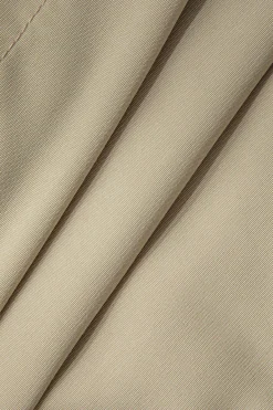 MICAS Outerwear|Outerwear-Solid Button Fake Pockets Vest WHEAT