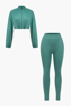 MICAS Pant Sets|Vacation Sets-Solid Chain Drawstring Trouser Set