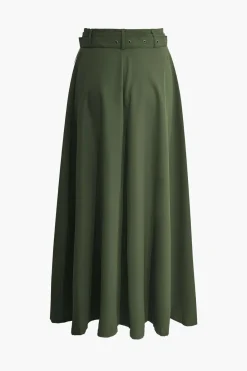 MICAS Skirt Sets-Solid Crop Tank Top And Zipper Pocket Pleated Skirt Set