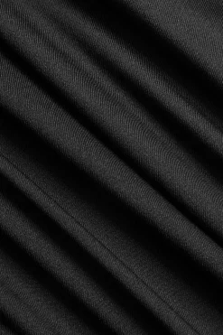 MICAS Long Sleeve Dresses|Mini Dresses-Solid Cut Out Mini Dress BLACK