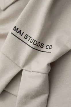 MICAS Short Sets-Solid Drawstring Frayed Shorts Set KHAKI