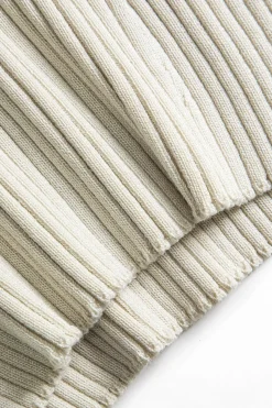 MICAS Long Sleeve Dresses|Knit Dresses-Solid Knit Button Long Sleeve Dress BEIGE