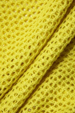 MICAS Knitwear|Knit Dresses-Solid Knit Fringe Cut Out Midi Dress LIGHT GREEN