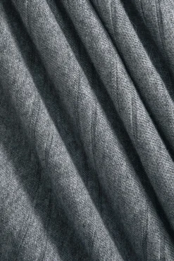 MICAS Knitwear|Knit Bottoms-Solid Knit Pleated High Waist Skirt