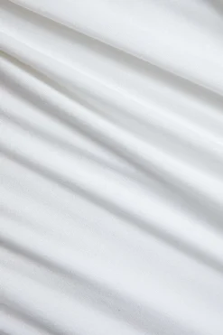 MICAS Bodysuits-Solid Long Sleeve Bodysuit WHITE