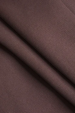 MICAS Outerwear|Outerwear-Solid Notched Lapel Button Blazer COFFEE