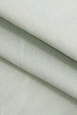 MICAS Pant Sets-Solid Pocket And Zipper Detail Trouser Set SAGE