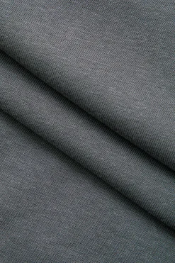 MICAS Pants-Solid Pocket Drawstring Tie-Up Trousers STEEL