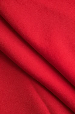 MICAS Mini Dresses-Solid Slip Bustier Mini Dress RED