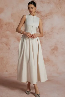 MICAS Maxi Dresses-Solid Slipper Maxi Dress SAGE