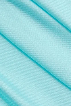 MICAS Maxi Dresses-Solid Slit Color Block Bustier Maxi Dress TIFFANY