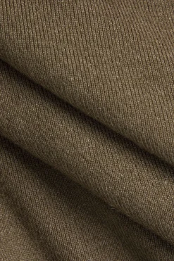 MICAS Knitwear|Knit Bottoms-Solid Sweater Asymmetrical Skirt