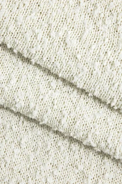 MICAS Skirts-Solid Sweater Fringe Maxi Skirt BEIGE