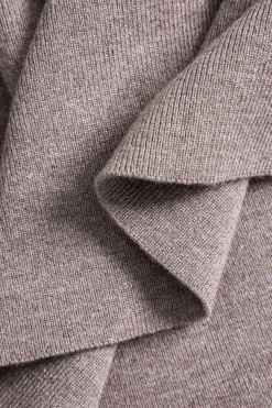 MICAS Knitwear|Knit Bottoms-Solid Sweater Midi Skirt