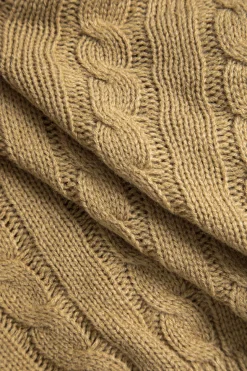 MICAS Knitwear|Knit Tops-Solid Sweater Twist Knot V-Neck Long-Sleeve Top