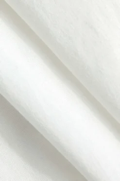 MICAS Mini Dresses-Solid V-neck A Line Slip Mini Dress OPTICAL WHITE