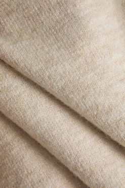 MICAS Knitwear|Knit Tops-Solid Zipper Sweater Long-Sleeve Top