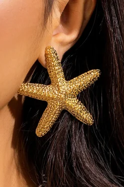 MICAS Earrings|Accessories-Starfish Earrings PURE GOLD