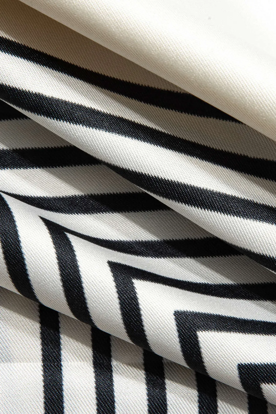 MICAS Accessories-Striped Silk Scarf Contrast Color