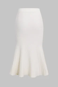 MICAS Knit Bottoms|Skirts-Sweater High Waist Mermaid Skirt