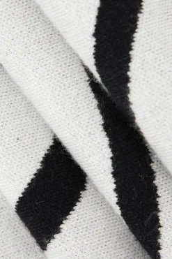 MICAS Skirt Sets-Swirl Stripe Knit Tank Top And Midi Skirt Set BEIGE