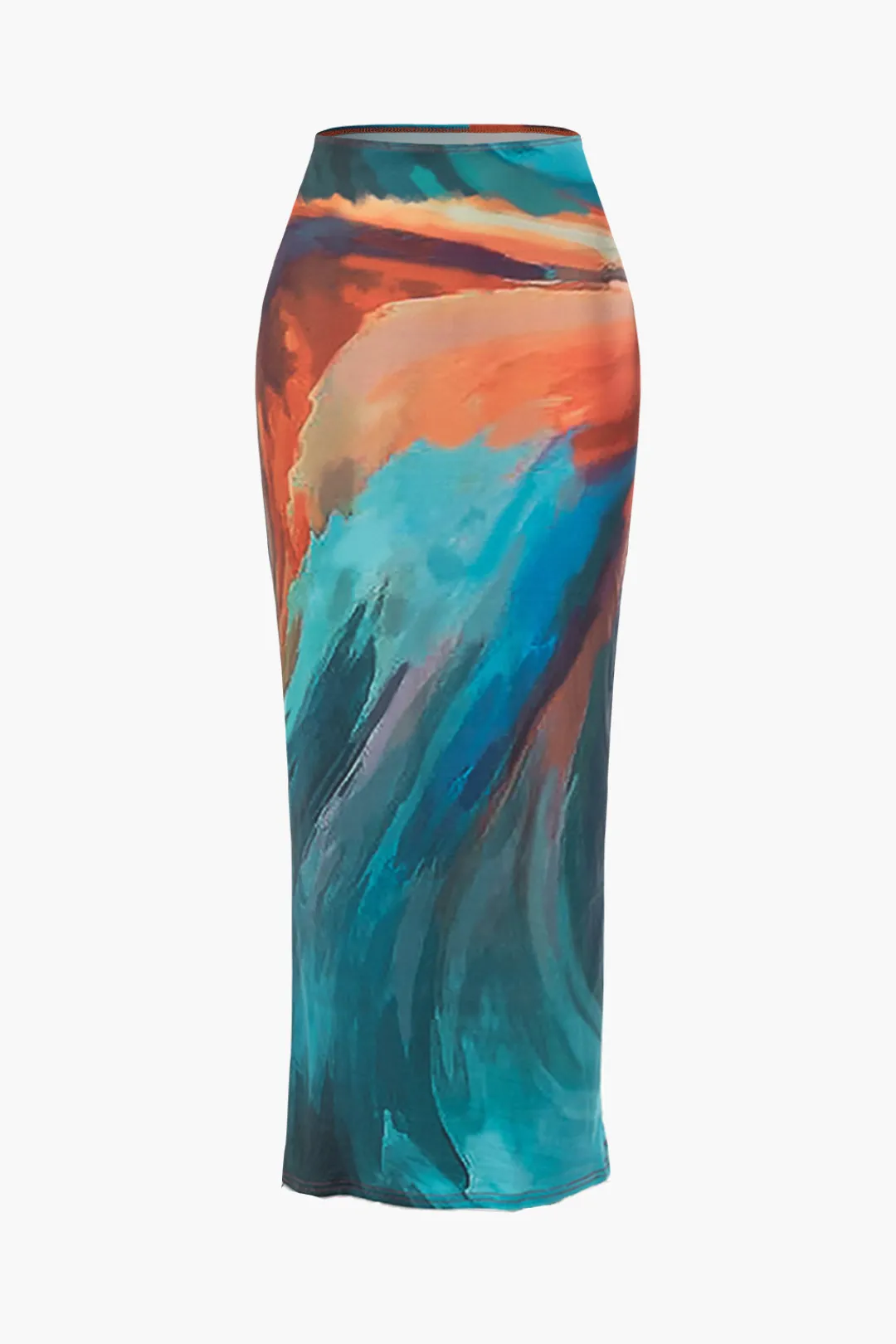 MICAS Skirts-Tie Dye Maxi Skirt