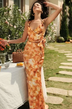 MICAS Skirts-Tie Dye Maxi Skirt MULTICOLOR