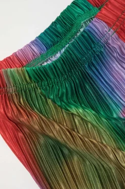 MICAS Pant Sets|Vacation Sets-Tie Dye Plisse Halter Top And Pants Set MULTICOLOR