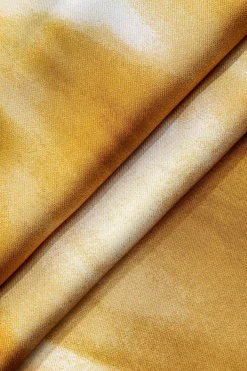 MICAS Skirts-Tie Dye Ruched Split Maxi Skirt MULTICOLOR