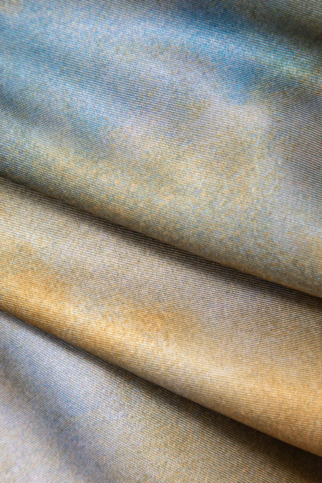 MICAS Maxi Dresses-Tie Dye V-neck Satin Maxi Dress MULTICOLOR