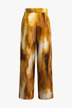 MICAS Pants-Tie Dye Wide Leg Pants MULTICOLOR